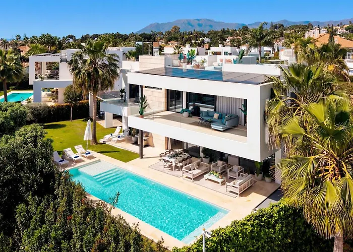 Vacation Marbella I Fleur, Rooftop Hot Tub, Heated Pool, Sauna, Cine, Gym, Sea View, Close To The Villa