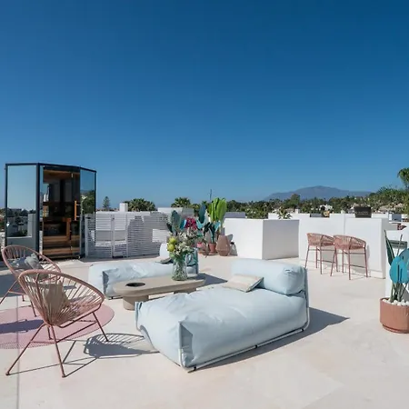 Vacation Marbella I Fleur, Rooftop Hot Tub, Heated Pool, Sauna, Cine, Gym, Sea View, Close To The * Estepona