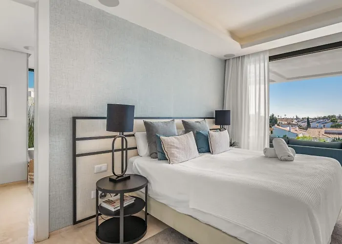 Vacation Marbella I Fleur, Rooftop Hot Tub, Heated Pool, Sauna, Cine, Gym, Sea View, Close To The Villa *