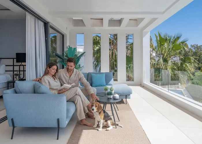 Villa Vacation Marbella I Fleur, Rooftop Hot Tub, Heated Pool, Sauna, Cine, Gym, Sea View, Close To The Estepona